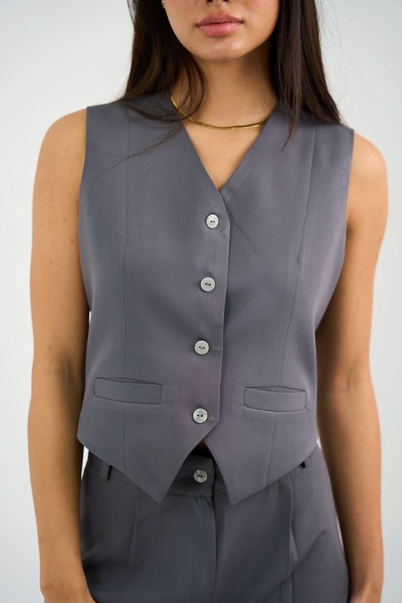 Gray Classic Vest Only