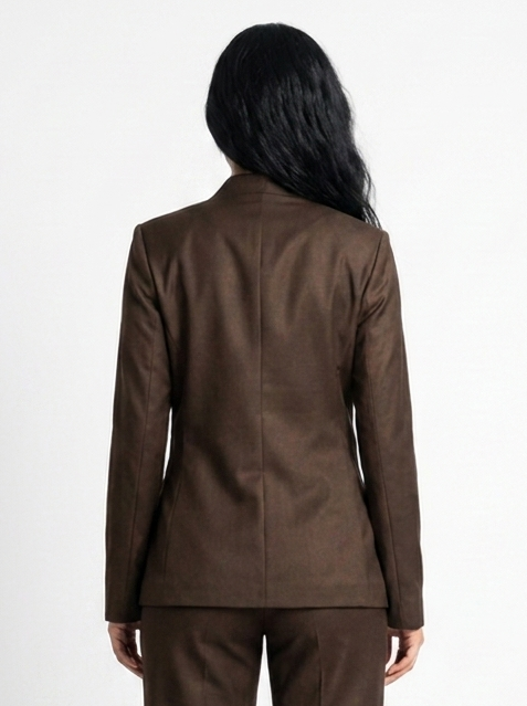 Kimono Premium Blazer - Brown