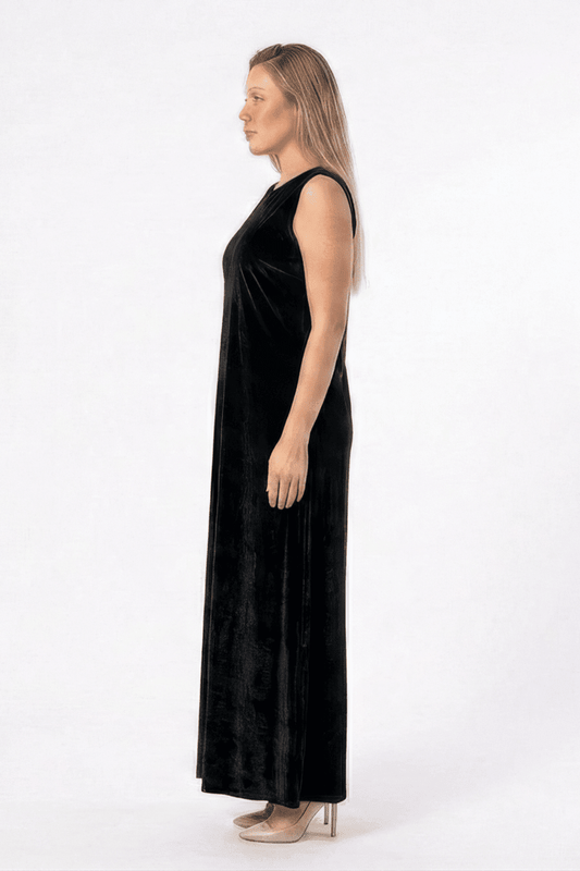 Hushy Velvet Dress - Black - Hushy Wear