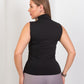 Sleeveless Basic Top - Black - Hushy Wear