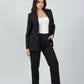 Straight Classic Trouser - Black - Hushy Wear