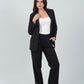 Straight Classic Trouser - Black - Hushy Wear