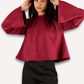 Suede Top - Maroon - Hushy Wear