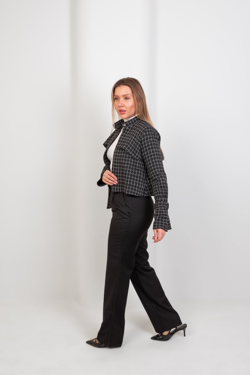 Trench Jacket - Tweed - Hushy Wear